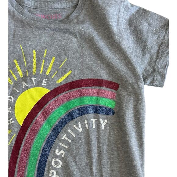 CREWCUTS Girls Rainbow Top XS 4-5y - Picture 3 of 4